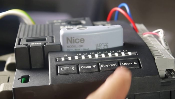 La reprogramation du portail Nice